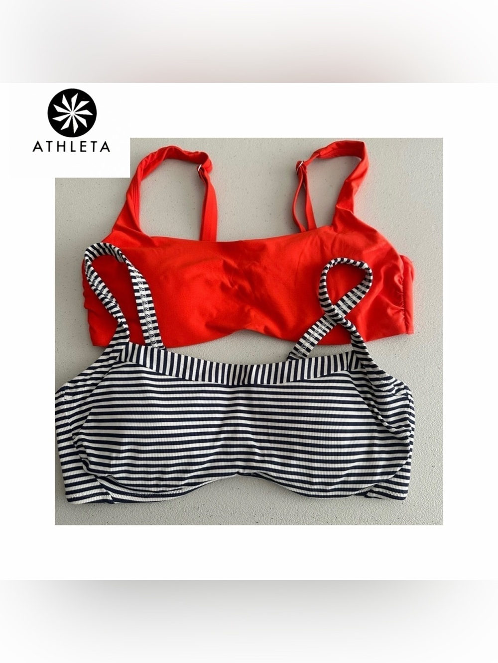 Athleta women’s bundle  bikini tops
